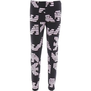 Emporio Armani Leggings - Zwart/Roze m. Logo's - Emporio Armani - 14 jaar (164) - Leggings