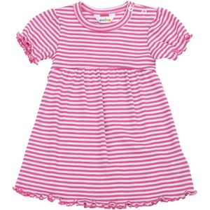 Joha Jurk - Rib - Wol/Zijde - Off White/Roze - Joha - 70 - Jurk