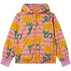 Stella McCartney Kids Jas - Roze/Oranje Gestreept m. Zonwerend - Stella McCartney Kids - 10 jaar (140) - Zomerjas