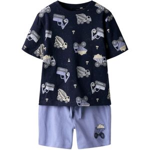 Name It Shorts Set - NmmHector - Navy Blazer/W Infinity - Name It - 2 jaar (92) - Shorts