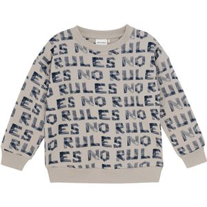 Minymo Sweatshirts - AOP - Oxford Tan - Minymo - 4 jaar (104) - Sweatshirt