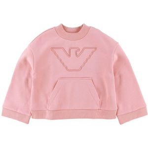 Emporio Armani Sweatshirt - Roze Mayfair m. Logo - Emporio Armani - 6 jaar (116) - Sweatshirt