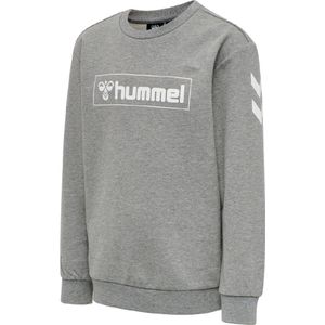 Hummel Sweatshirt - hmlBox - Grijs Gevlekt - Hummel - 4 jaar (104) - Sweatshirt