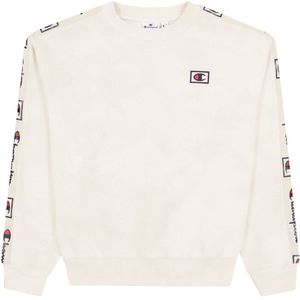Champion Fashion Sweatshirt - Wit/Grijs m. Logo - Champion - 18-20 jaar - Sweatshirt