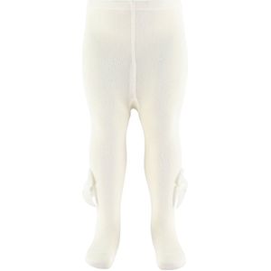 Condor Panty's m. Velours Strik - Off White - Condor - 6-12 mnd - Panty's