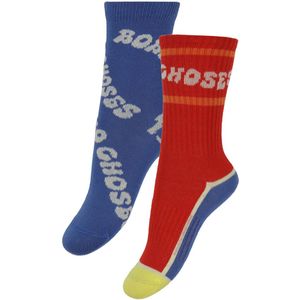 Bobo Choses Sokken - 2-pack - Golvend - Multicolour - Bobo Choses - 23/25 - Sokken