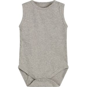 Hust and Claire Romper mouwloos - Beni - Grijs Melange - Hust and Claire - 50 - Romper Mouwloos