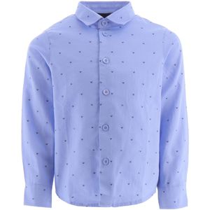Emporio Armani Overhemd - Blauw/Navy - Emporio Armani - 4 jaar (104) - Overhemd