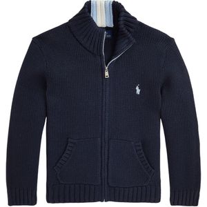 Polo Ralph Lauren - Cardigan - Navy - Gebreid