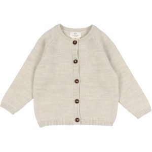 Copenhagen Colors Cardigan - Wol - Pale Cream Gemêleerd - Copenhagen Colors - 5 jaar (110) - Cardigan