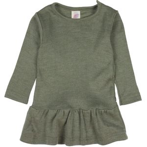 Engel Blouse - Wol/Zijde - Olive - Engel - 62/68 - Shirts