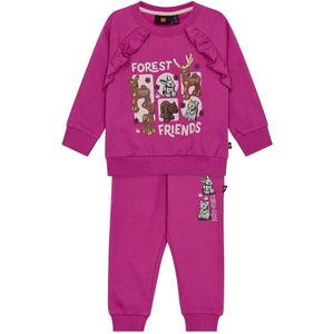 LEGO® Wear Duplo Joggingpakken - LwSanyu - Roze m. Dieren - LEGO® Wear - 4 jaar (104) - Joggingpakken