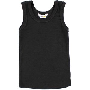 Joha Onderhemd - Wol/Zijde - Zwart m. Schouderbandjes - Joha - 90 - Onderhemd