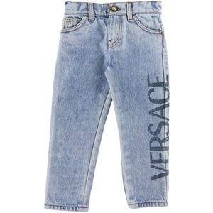 Versace Jeans - Lichtblauw m. Print - Versace - 6 jaar (116) - Jeans