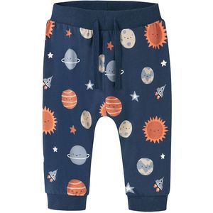 Name It Broek - NbmVroels - Insignia Blue/Planeten - Name It - 68 - Broeken - Katoen