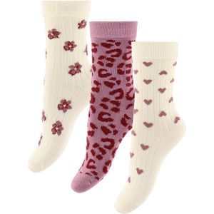 Minipop Sokken - Bamboe - 3-pack - Herfst Anemone Mix - MiniPop - 19/22 - Sokken