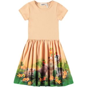Molo Jurk - Rib - Cissa - Jungle Games - Molo - 3-4 jaar (98-104) - Jurk
