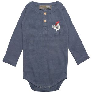 Hanevild Romper l/s - Rib - Lasse - Ombre Blue - Hanevild - 62 - Romper L/S