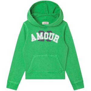 Zadig & Voltaire Hoodie - Limoen m. Print - Zadig & Voltaire - 12 jaar (152) - Hoodie