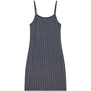 Designers Remix Jurk - Bamboe - Jenna - Navy/Logo Print - Designers Remix - 14 jaar (164) - Jurk