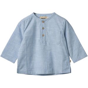 Wheat Overhemd - Berk - Blue Stripe - Wheat - 1½ jaar (86) - Overhemd