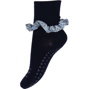 GoBabyGo Sokken - Anti-Slip - Bamboe/Liberty - Dark Blue - GoBabyGo - 27/30 - Sokken