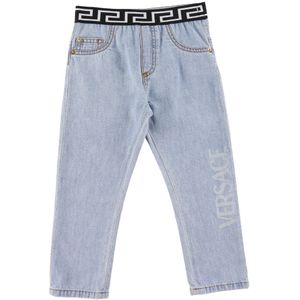 Versace Jeans - Logo Laser - Lichtblauw - Versace - 12-18 mnd - Jeans