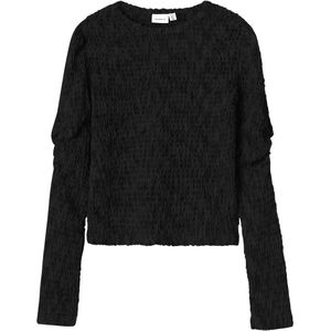 Name It Blouse - NkfLonnis - Zwart - Name It - 6 jaar (116) - Shirts