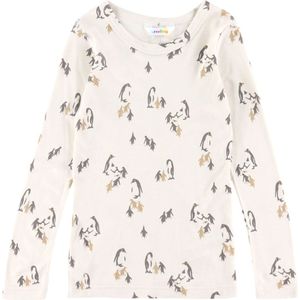 Joha Blouse - Viscose/Bamboe - Licht Beige m. Print - Joha - 70 - Shirts