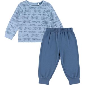 CeLaVi Pyjama set - 2-delig - Ashley Blue m. Raceauto's - CeLaVi - 100 - Pyjama - Tweedelig