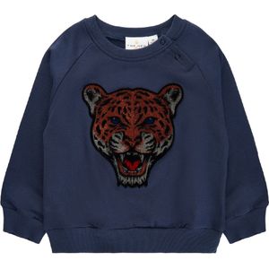 The New Siblings Sweatshirt - TnsDombat - Mood Indigo m. Leopard - The New - 68 - Sweatshirt