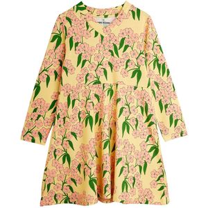 Mini Rodini Jurk - Alpine Bloemen - Geel - Mini Rodini - 4-5 jaar (104-110) - Jurk