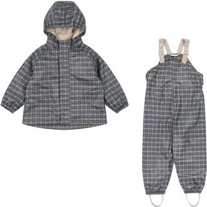 Konges Sløjd Regenkleding m. Bretellen/Fleece - Palm - Laurel Bl - Konges Sløjd - 1½ jaar (86) - Regenkleding