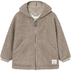 Mini A Ture Fleece Jas - FoodLiff - Grey Brown - Mini A Ture - 74 - Fleece Jassen