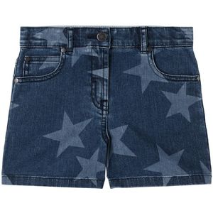Stella McCartney Kids Jeansbroek - Blauw/Wit m. Sterren - Stella McCartney Kids - 10 jaar (140) - Shorts
