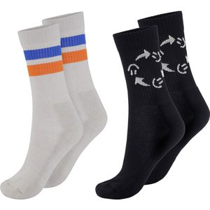Molo Sokken - 2-pack - Norman - Black - Molo - 23/26 - Sokken