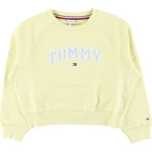 Tommy Hilfiger Sweatshirt - Lemon Pit m. Lichtblauw - Tommy Hilfiger - 8 jaar (128) - Sweatshirt