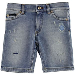 Dolce & Gabbana Shorts - Denim - Blauw - Dolce & Gabbana - 6 jaar (116) - Shorts