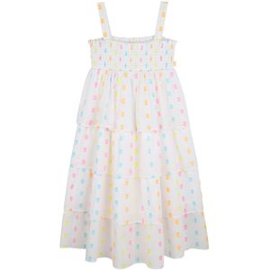 Billieblush Jurk - Wit/Neon m. Stippen - Billieblush - 12 jaar (152) - Jurk