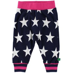 Freds World Katoenen Broek - Navy/Magenta m. Sterren - Freds World - 56 - Broeken - Katoen