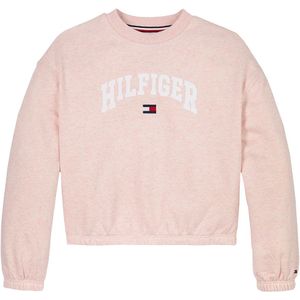 Tommy Hilfiger - Varsity - Sweatshirt - Coral Ice Heather - Katoen