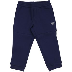 Emporio Armani Broek - Black Iris m. Logostreep - Emporio Armani - 12 mnd - Broeken - Katoen