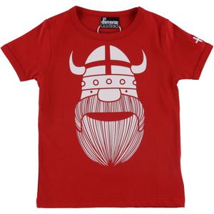 Danefæ T-Shirt - Danebasic - Rood Erik - Danefæ - 2 jaar (92) - T-Shirts