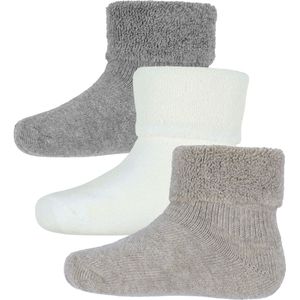 MP Sokken - Badstof - 3-pack - Lichtbruin Gevlekt - MP - 17/18 - Sokken