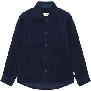 Les Deux Overhemd - Corduroy - Kody - Dark Navy - Les Deux - 5-6 jaar (110-116) - Overhemd