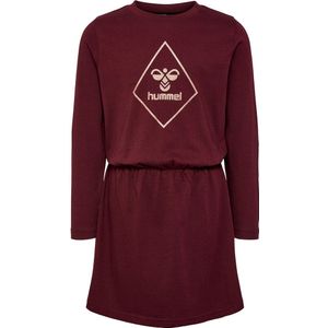 Hummel Jurk - hmlLuna - Winsor Wine/Tosa m. Glitter - Hummel - 12 jaar (152) - Jurk