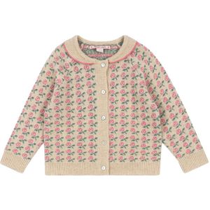 Konges Sløjd Cardigan - Gebreid - Wol/Acryl - Rose - Konges Sløjd - 1 jaar (80) - Cardigan