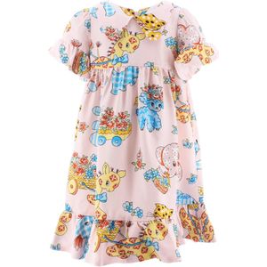 Moschino Jurk - Roze m. Print - Moschino - 8 jaar (128) - Jurk