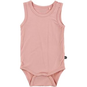 Minymo Romper mouwloos - Bamboe - Roze - Minymo - 50 - Romper Mouwloos
