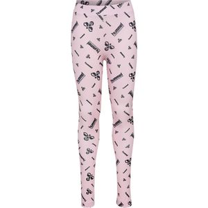 Hummel Leggings - hmlJR Gym - Nauwelijks Roze m. Logo - Hummel - 4 jaar (104) - Leggings
